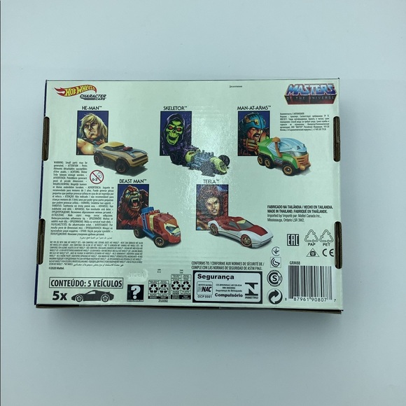 HOTWHEELS, SET OF 5; MASTERS OF THE UNIVERSE CARS - Picture 2 of 3